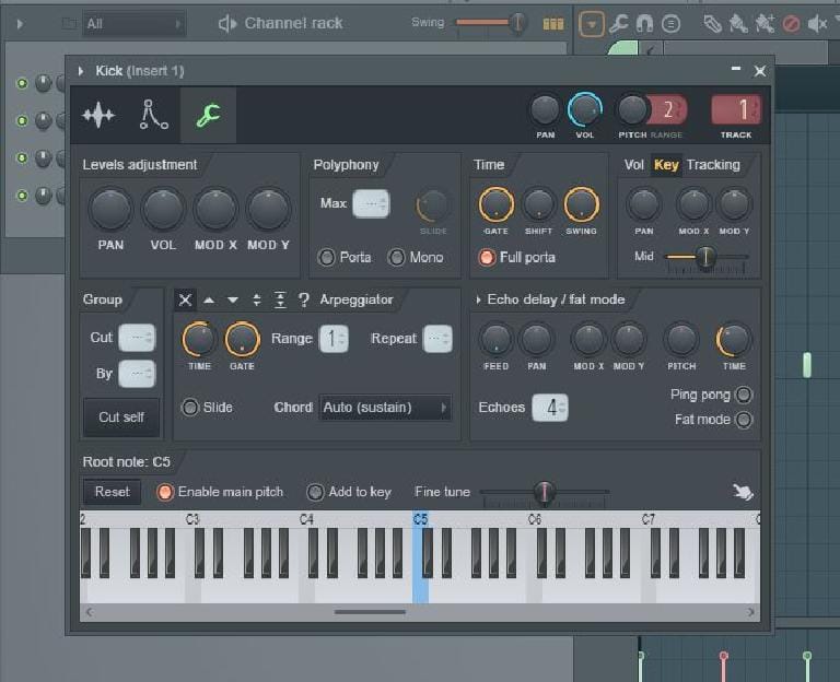 fl studio piano and sequencer