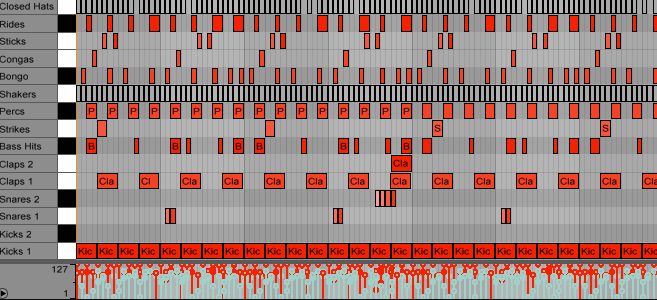 patterns in ableton