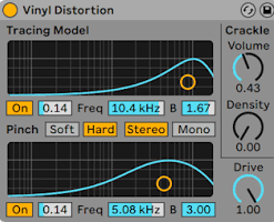 distortion in ableton