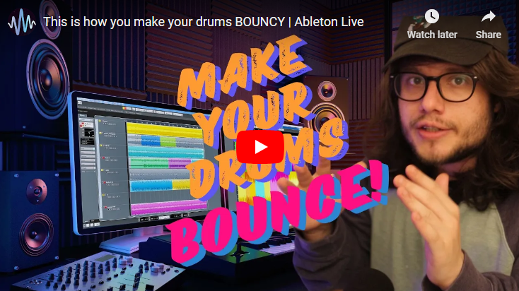 Make your drums bouncy with Ableton Live (Video Tutorial)