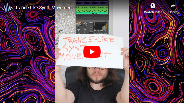Create a trance like synth effect