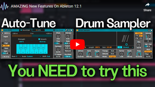 Ableton Live 12.1 in Public beta good for sampling